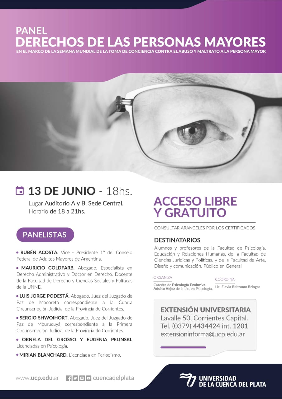 Jornada sobre Derechos de las Personas Mayores