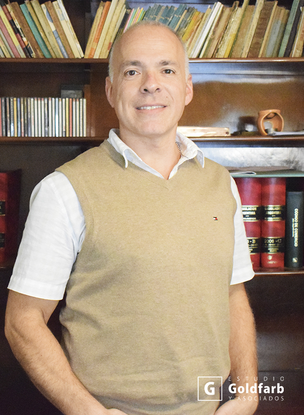 Hugo José D'Amico, abogado del Estudio Jurídico Goldfarb y Asociados