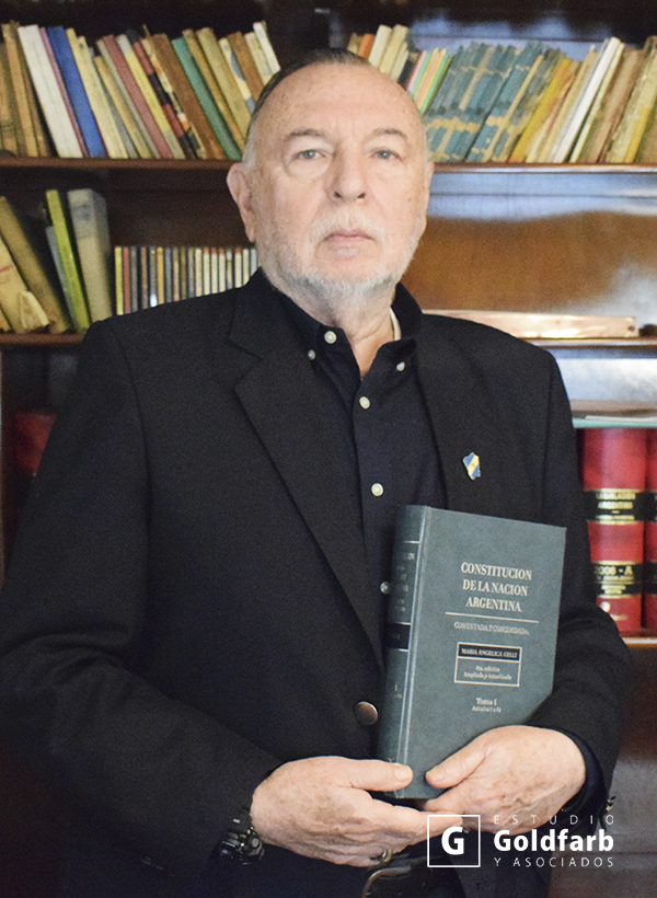 Walter Guillermo Goldfarb, fundador y abogado del Estudio Jurídico Goldfarb y Asociados